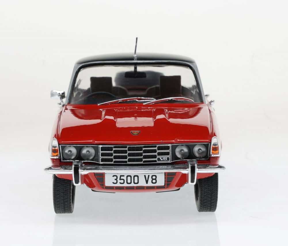 Rover 3500 (P6) Red/Matt Black 1974 - John Ayrey Die Casts